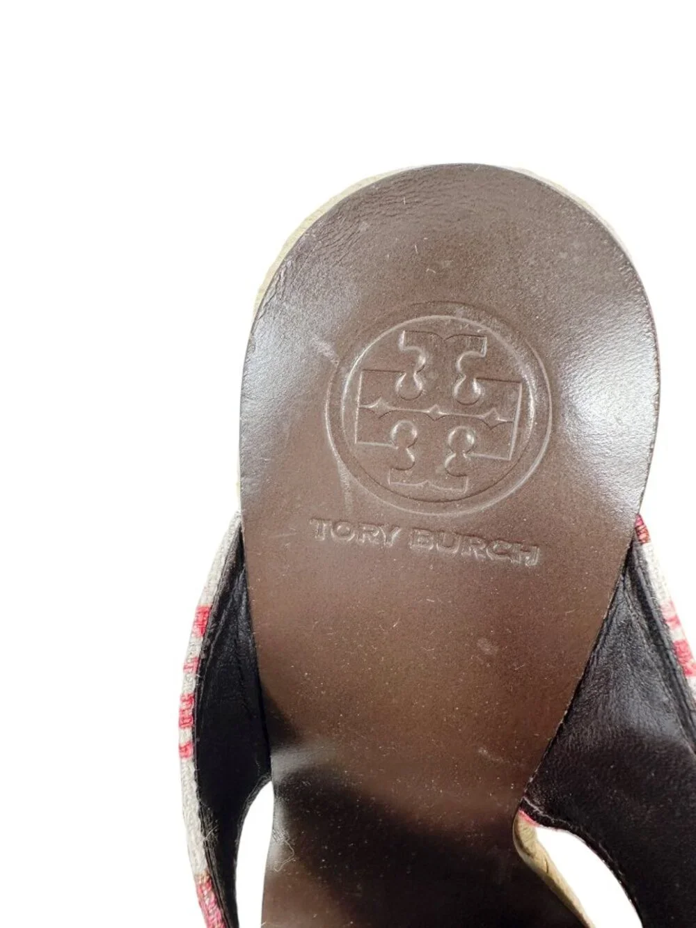 Tory Burch Kristen Espadrille Wedge Sandals Multicolor Size 9M